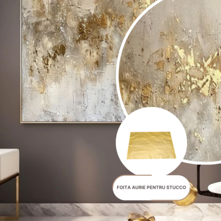 Foita aurie pentru stucco, Ferrara DEsign, 100 bucati