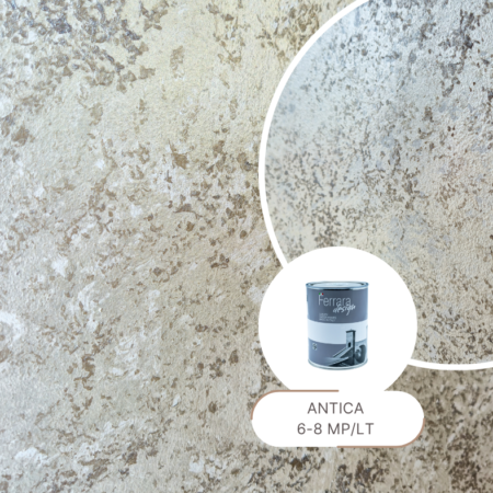 Vopsea decorativa Antica, Ferrara Design, pe baza de apa, pentru interior, 1lt